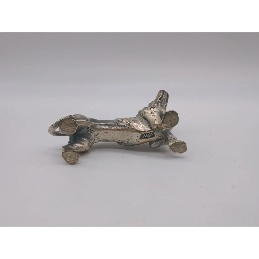 Peltro Pewter Italy Female Dachshund Doxie Doxy Dackel Puppy Dog Animal Figurine